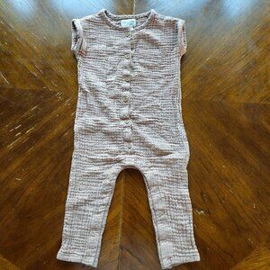 Sale 🎉🥳 4/$25 or $10 Little Planet Sleeves Tan Jumper Gender Neutral Size 18M